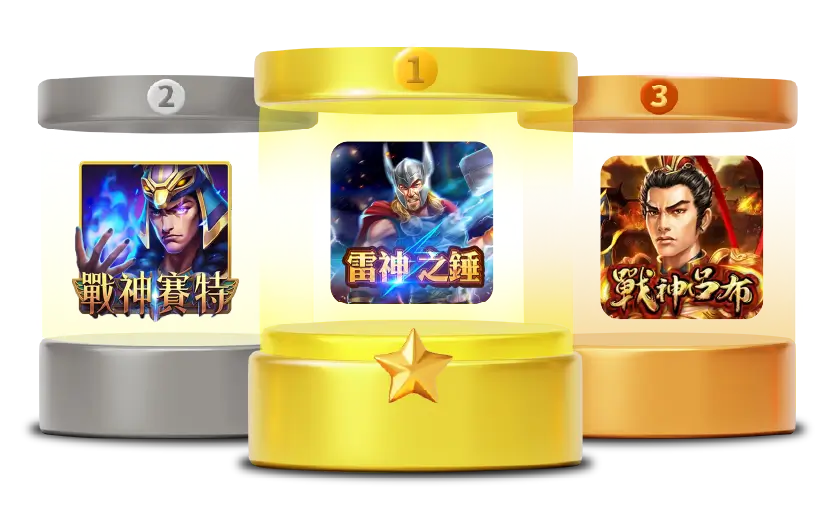 HG樂遊熱門老虎機遊戲排名圖